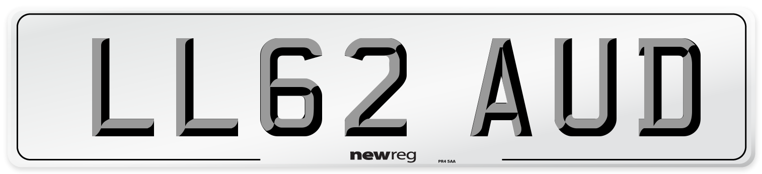 LL62 AUD Number Plate from New Reg